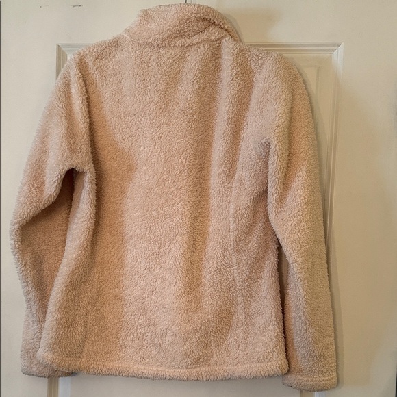 Patagonia Women’s Los Gatos Fleece 1/4-Zip Pullover in Calcium Pink/Cream - Picture 4 of 5